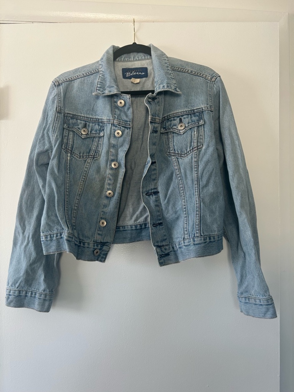 EXPRESS blue denim jean jacket - 100% cotton